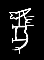 Hieroglyphenschrift Pferd Japanische Kalligraphie