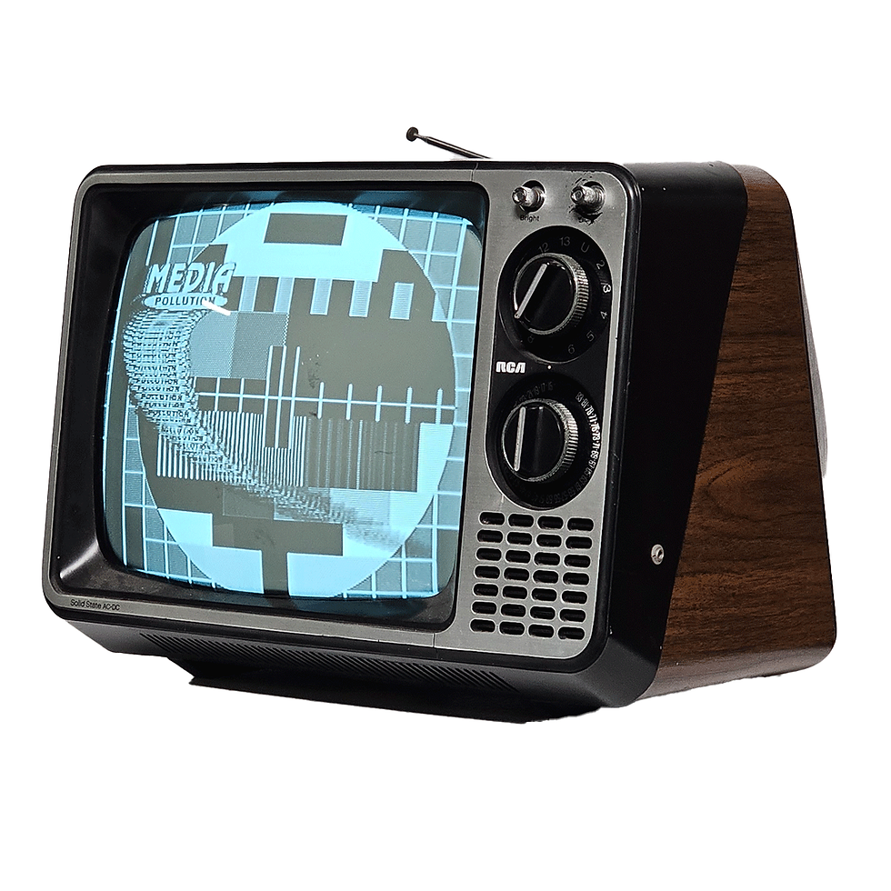 RCA Black / Silver Vintage TV Rental