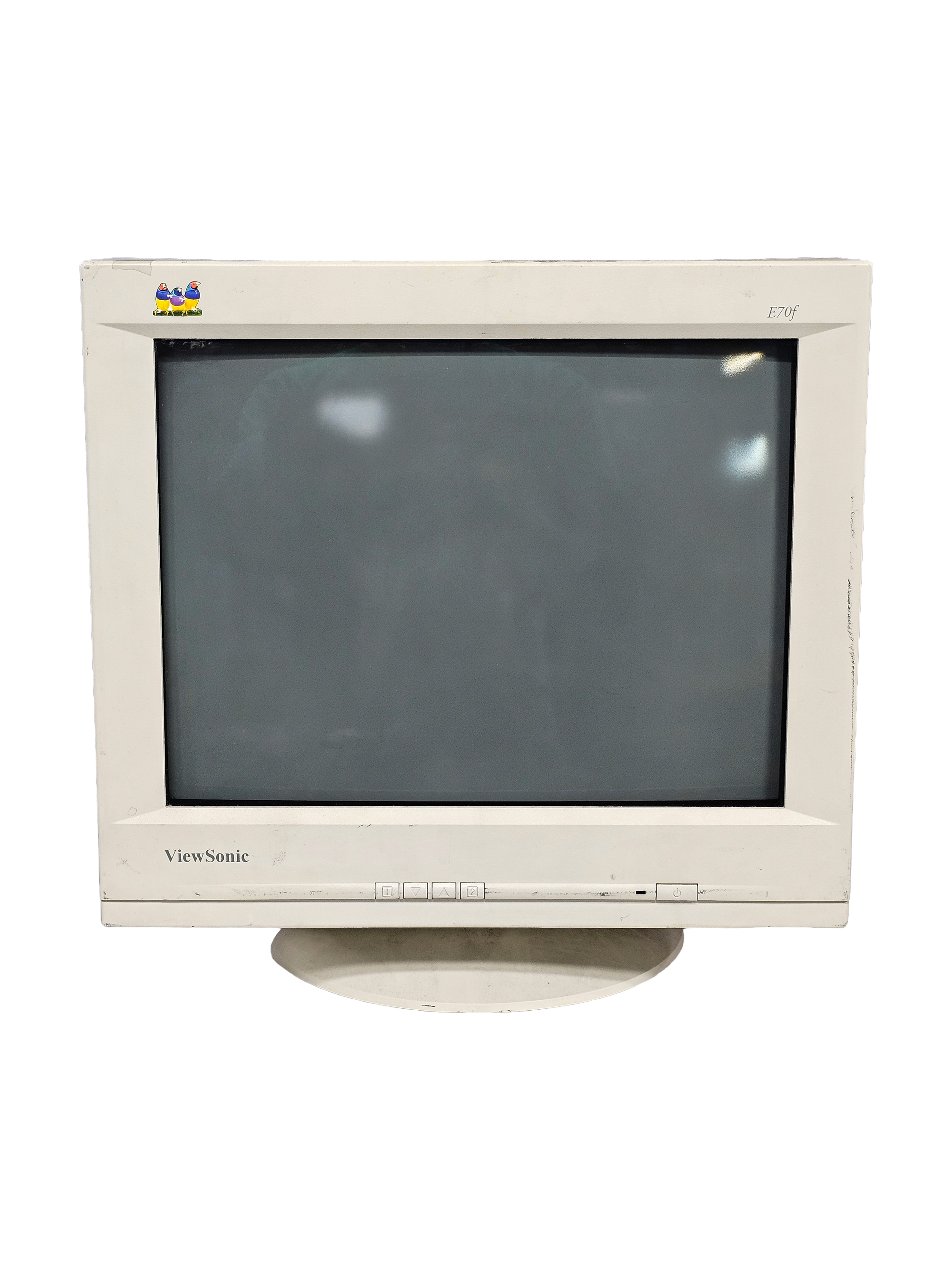 ViewSonic E70f Computer Monitor Color White Retro Vintage Rental