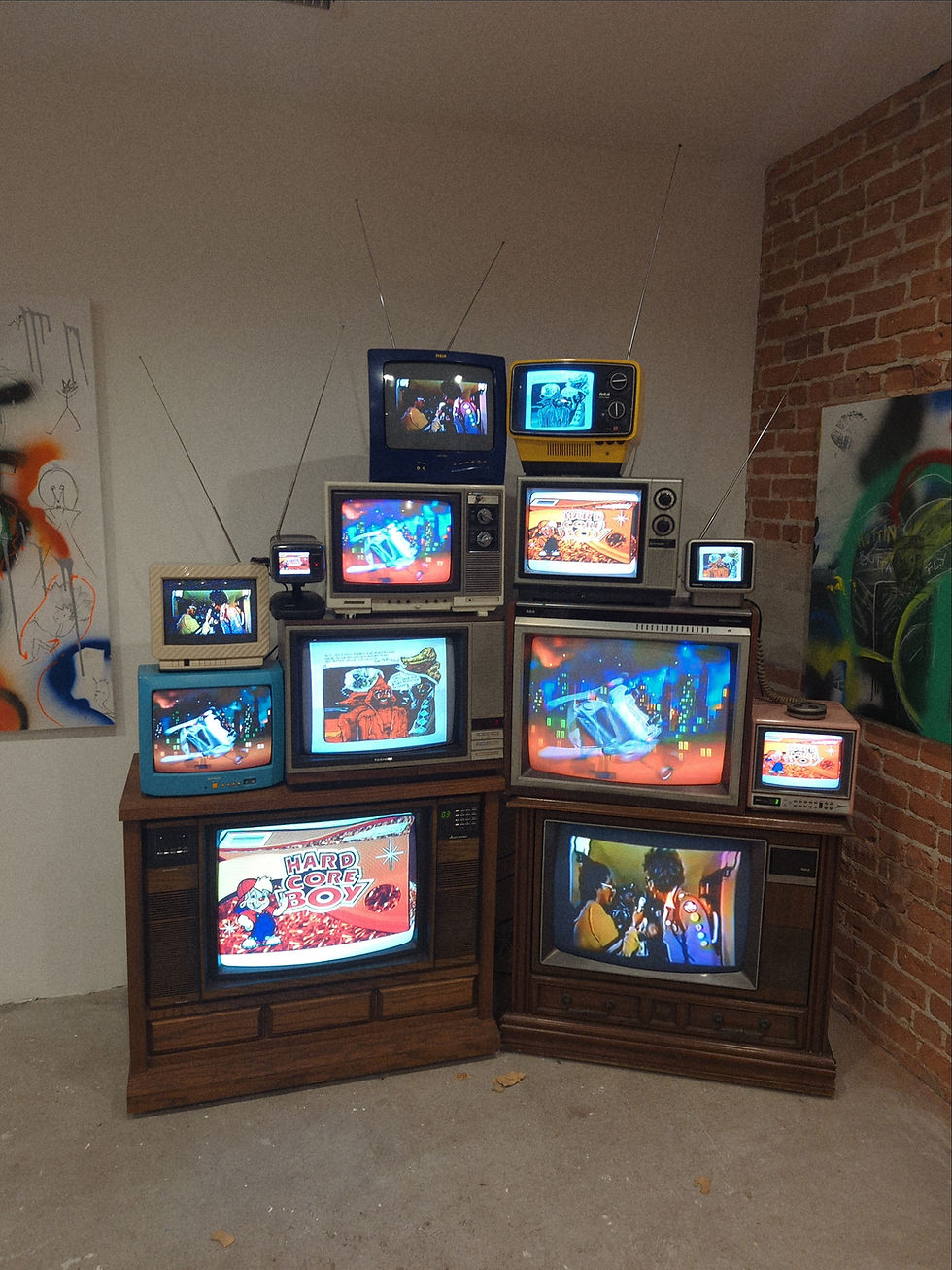 Vintage TV Wall QTY: 13