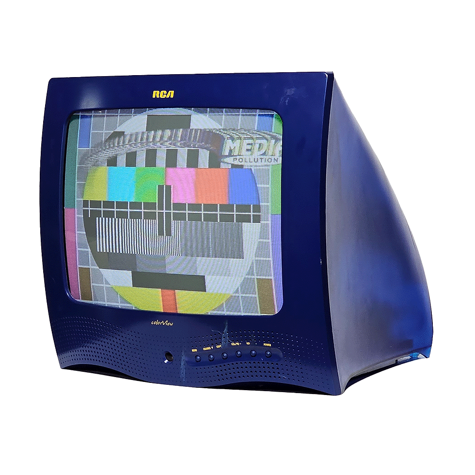 RCA E13710 Purple See Thru Vintage TV Rental