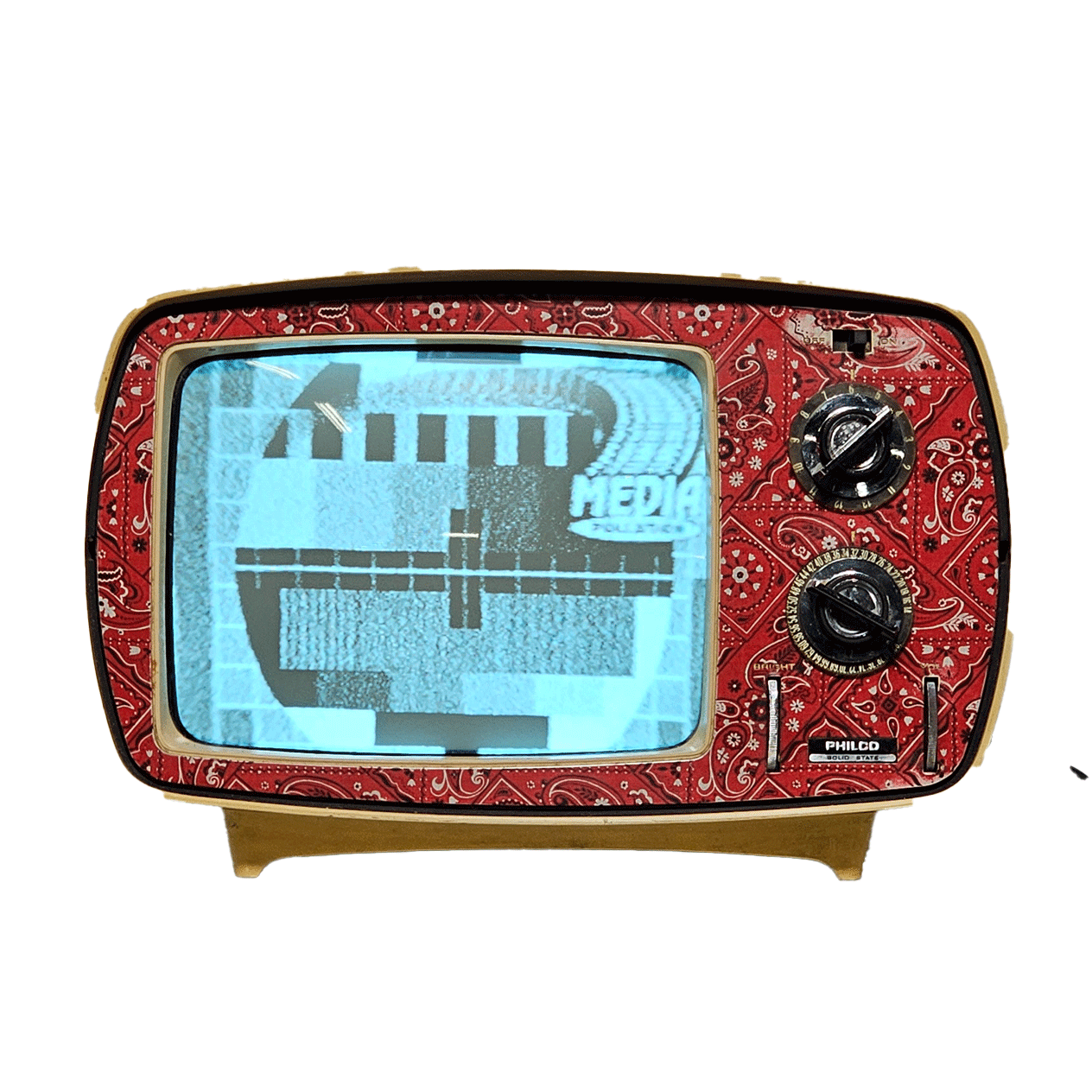 Philco Paisley Vintage TV Rental