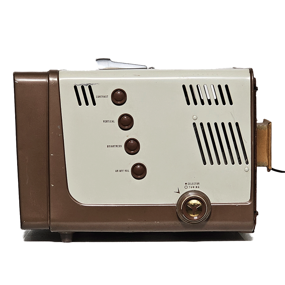 Thumbnail: GE 14T018 Vintage Brown Beige TV