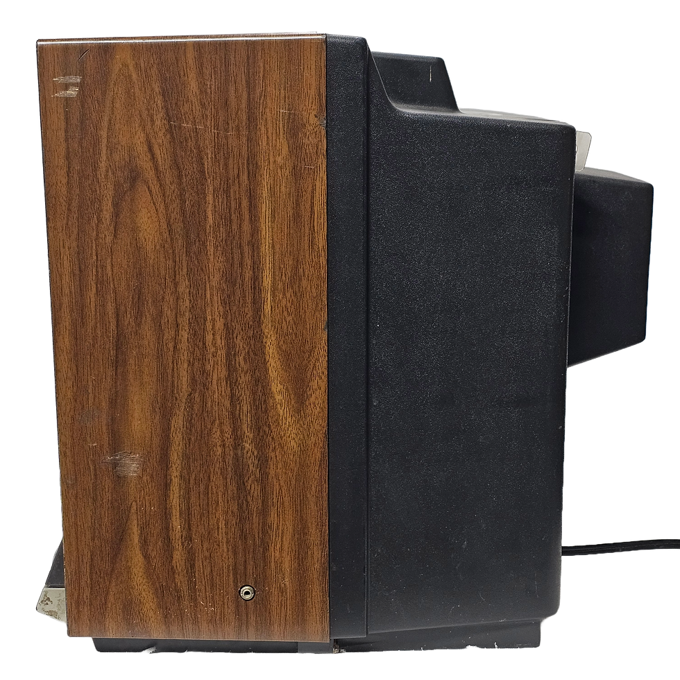 Thumbnail: Toshiba CF1426 Silver Wood Color Retro TV Vintage Television 1980's 1990's