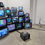 Thumbnail: Vintage TV Retro Television Wall Stacked Installation Rental