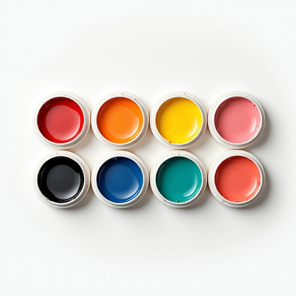 Assorted Paint Pots