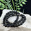 Thumbnail: Black Tourmaline Beaded Bracelet - 7/8mm