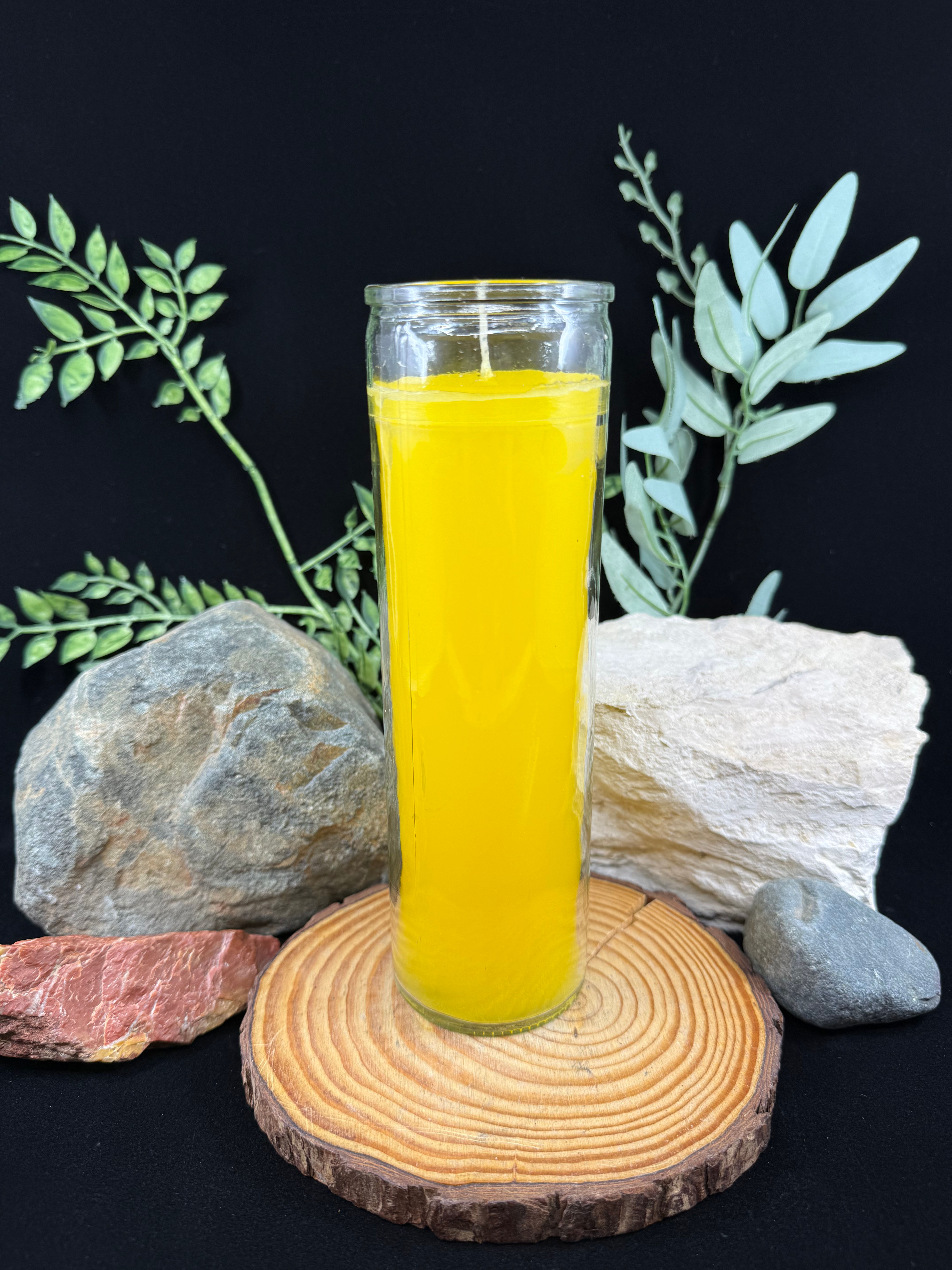 7 Day Prayer Candle - Yellow: Intellect, Wisdom & Knowledge