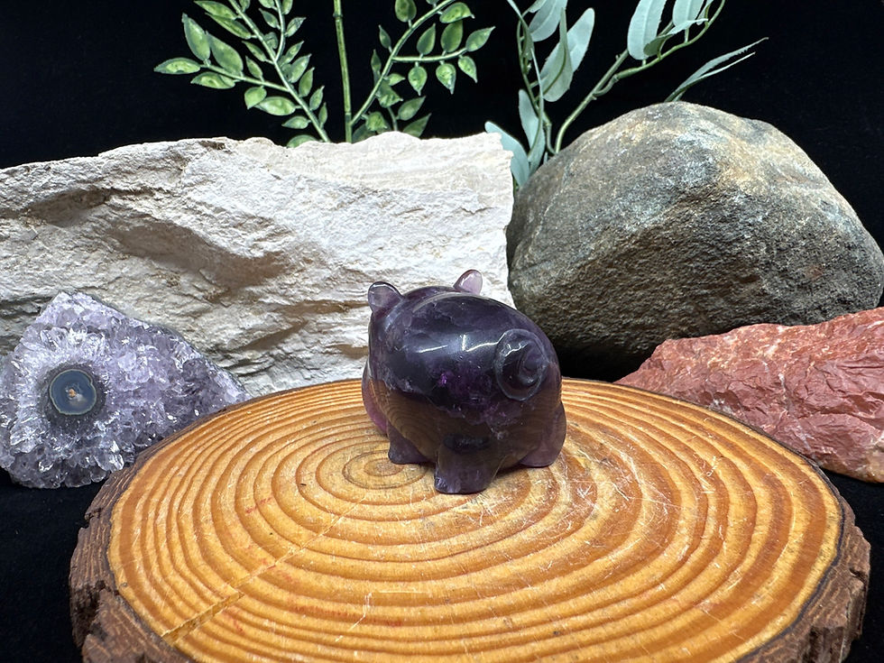 Thumbnail: Purple Fluorite Hippo