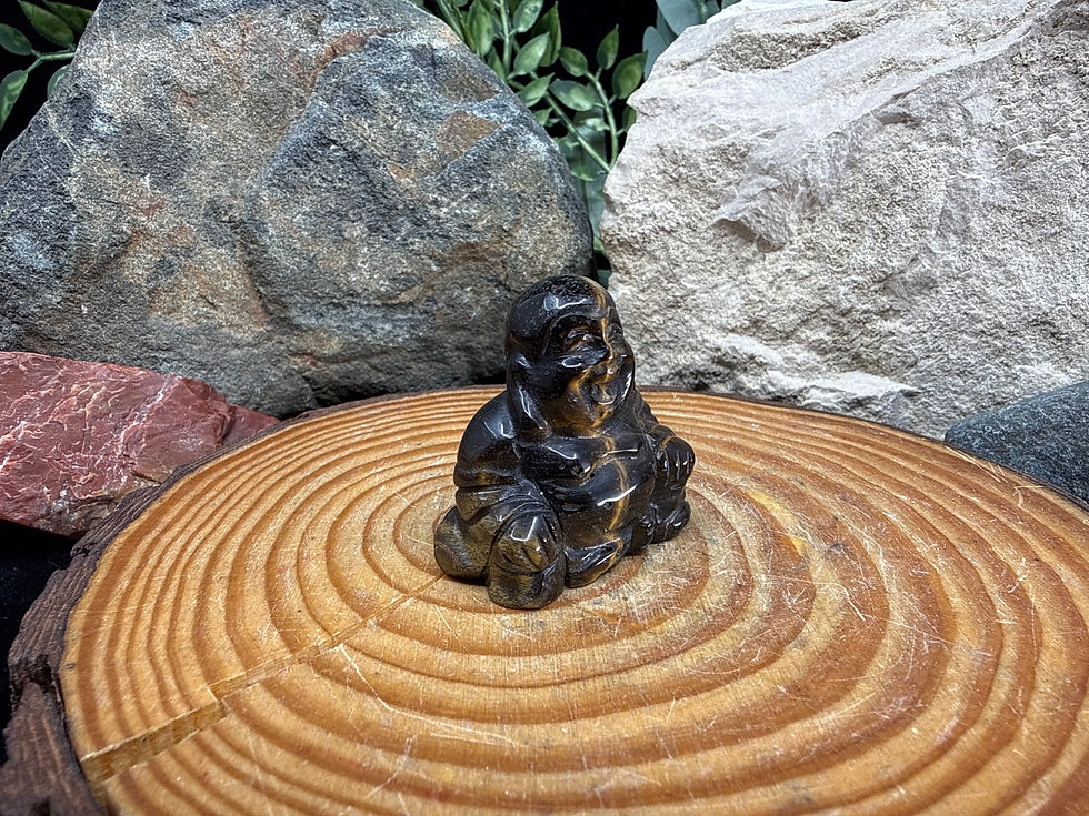 Thumbnail: Yellow Tiger Eye Buddha