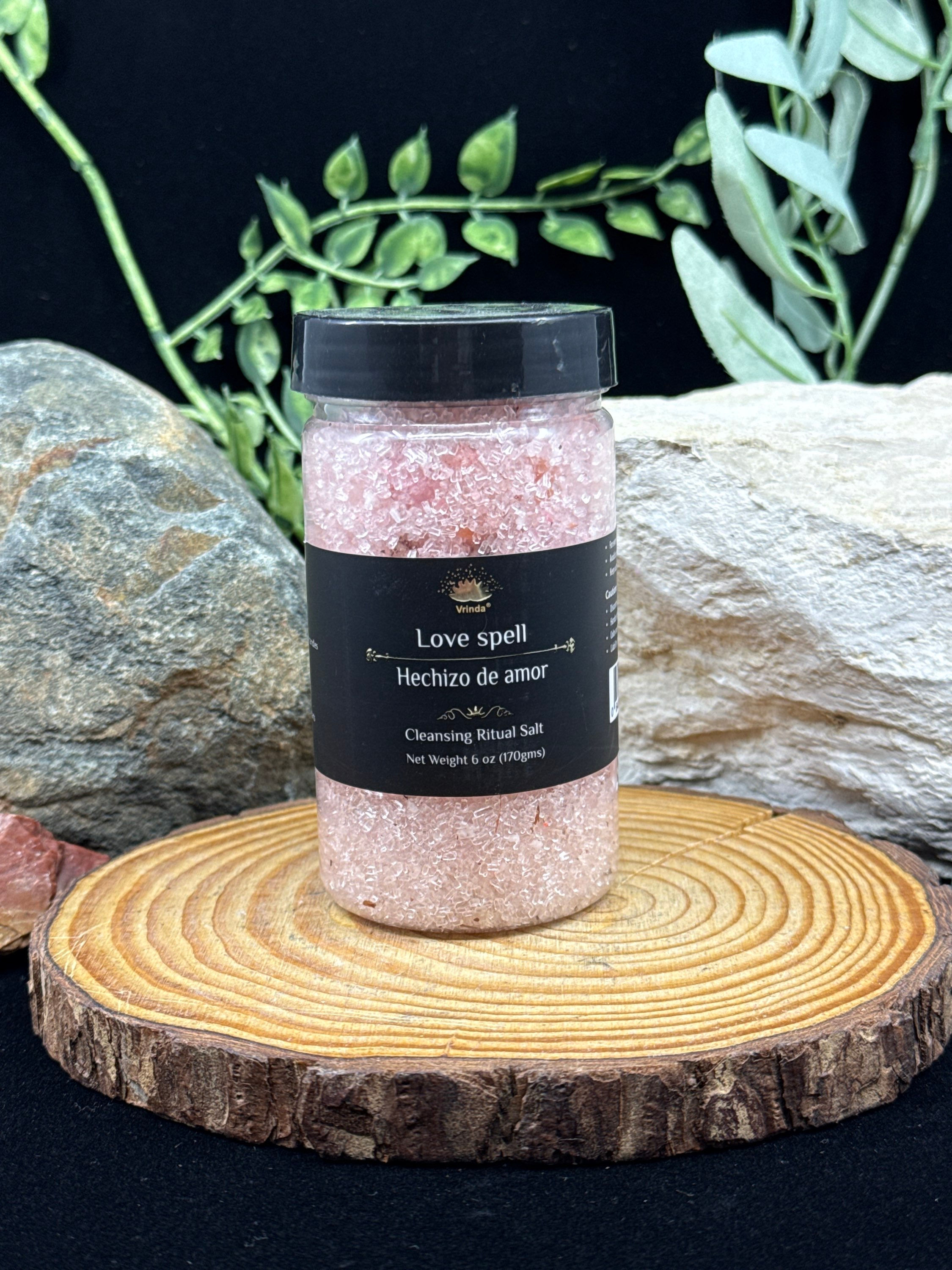 Love Spell Ritual Salt with Herbs