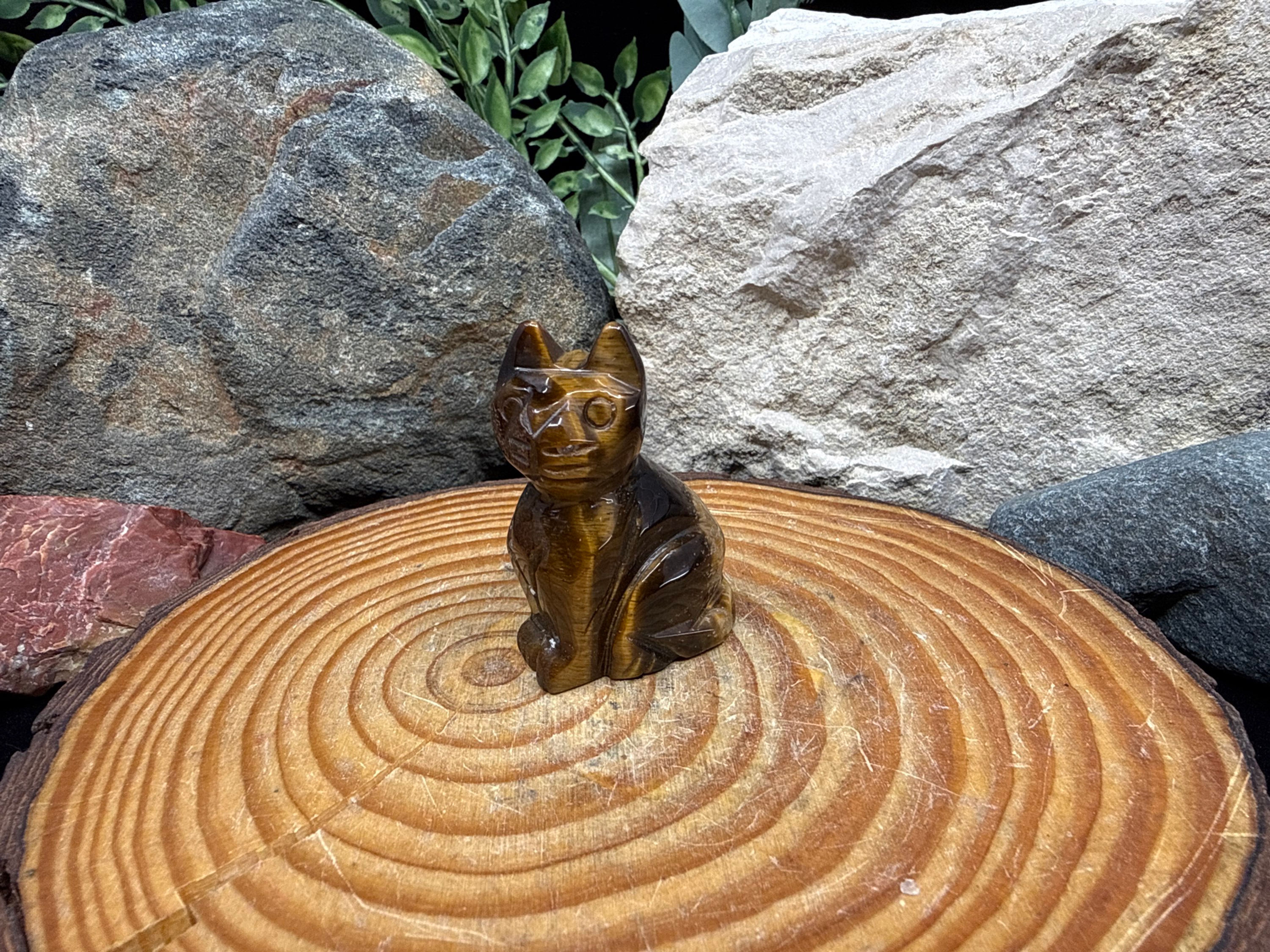 Yellow Tiger Eye Cat