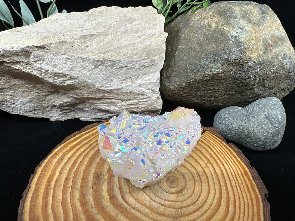 Angel Aura Quartz Cluster - 5