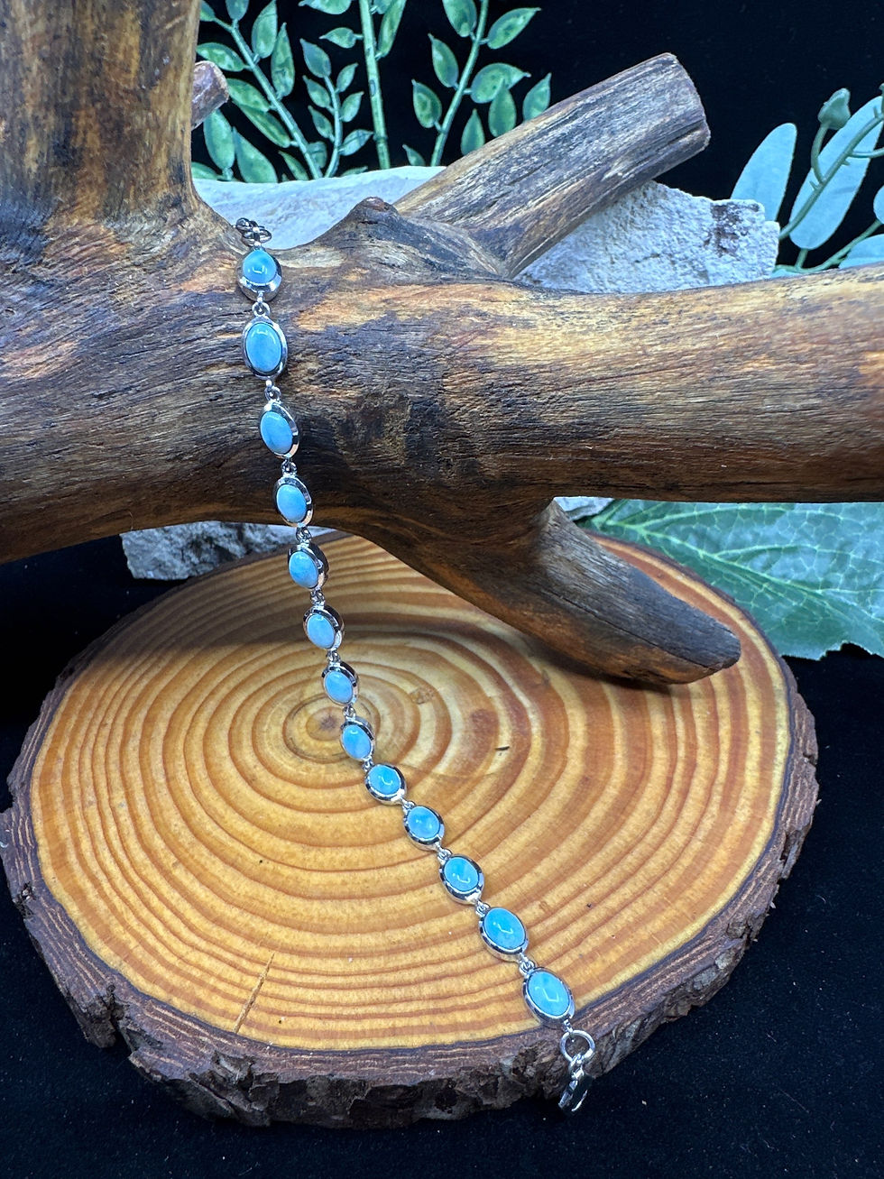 Thumbnail: Larimar Sterling Silver Bracelet