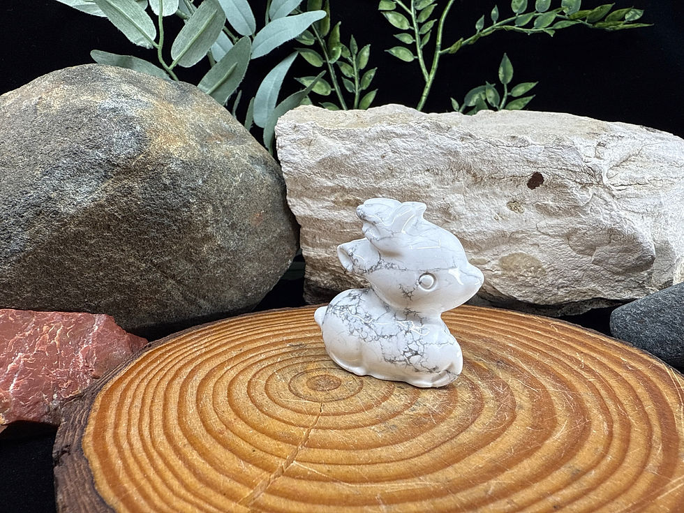 Howlite Deer
