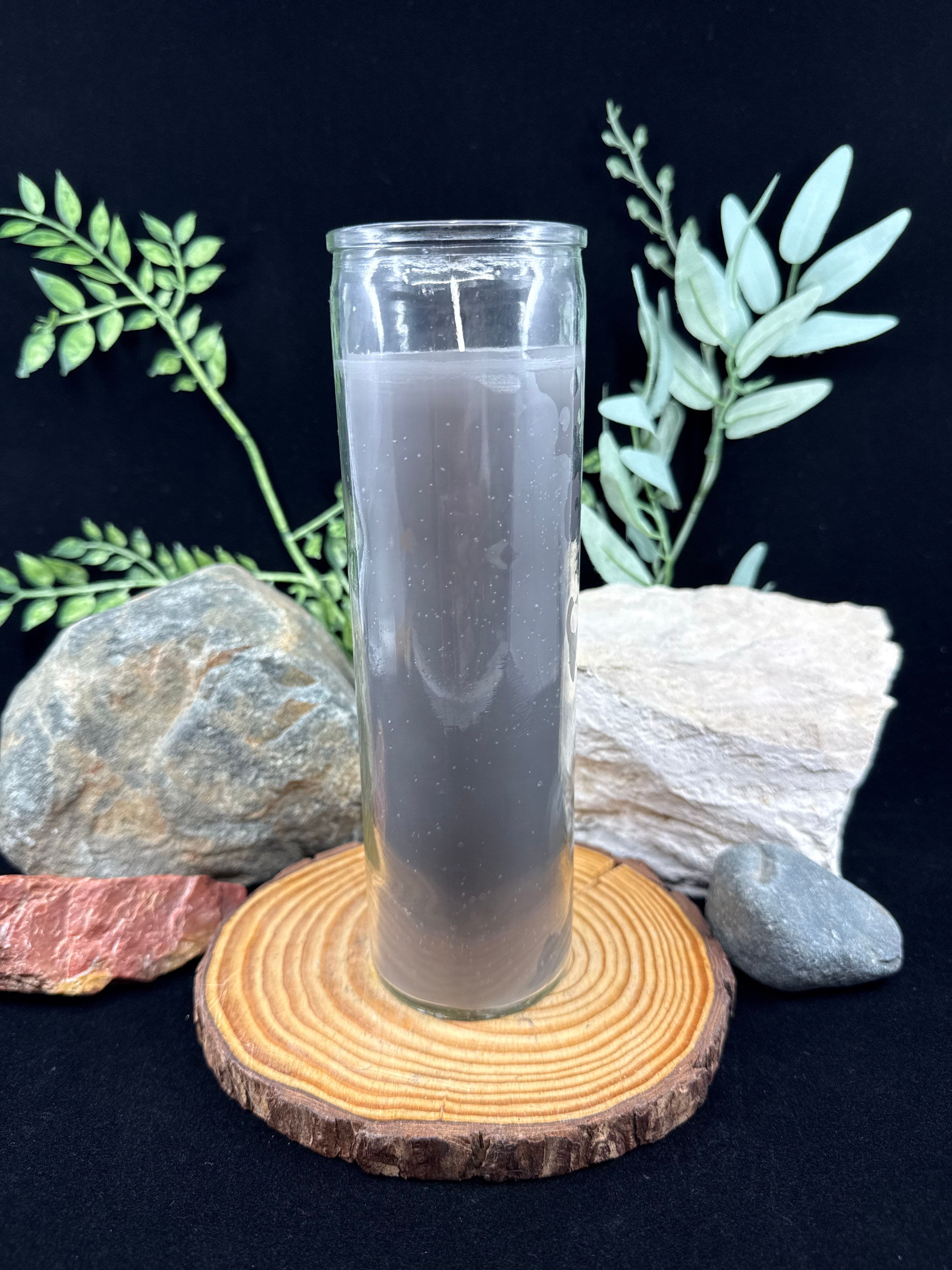 7 Day Prayer Candle - Gray: Stability, Feminine Energy