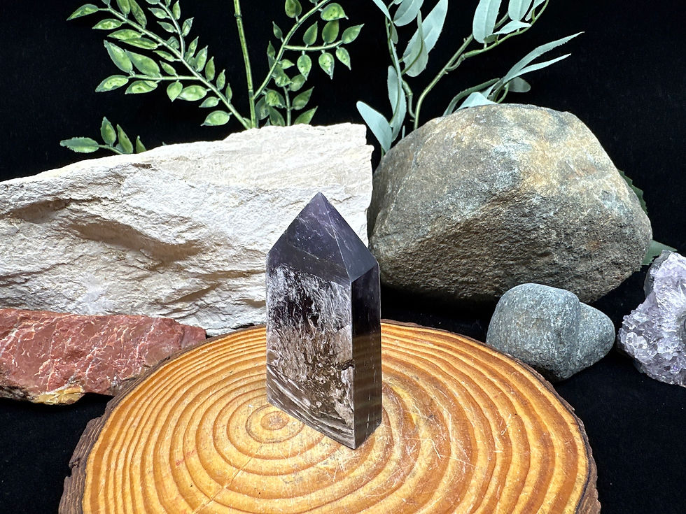 Thumbnail: Purple Mica (Lepidolite) Tower Point - High Grade - 2