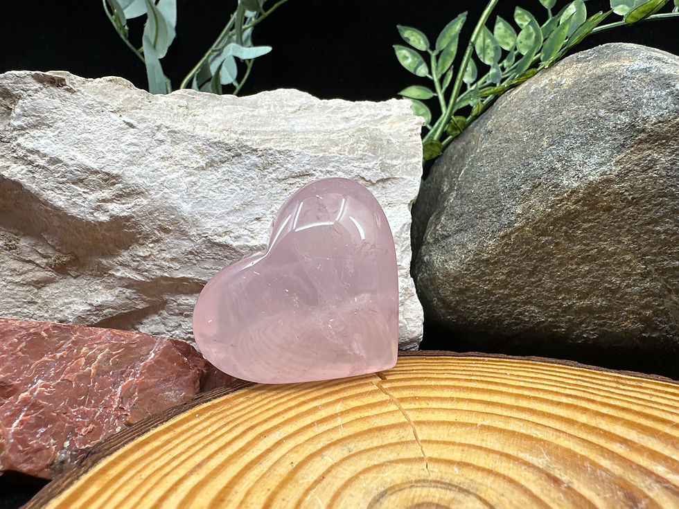 Rose Quartz Heart