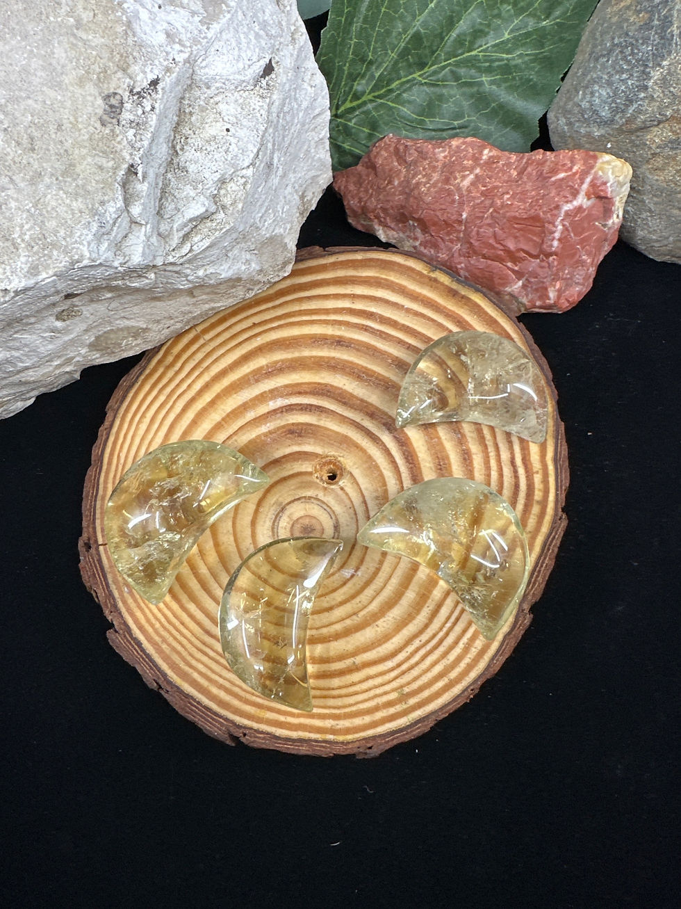 Thumbnail: Citrine Polished Crescent Moon