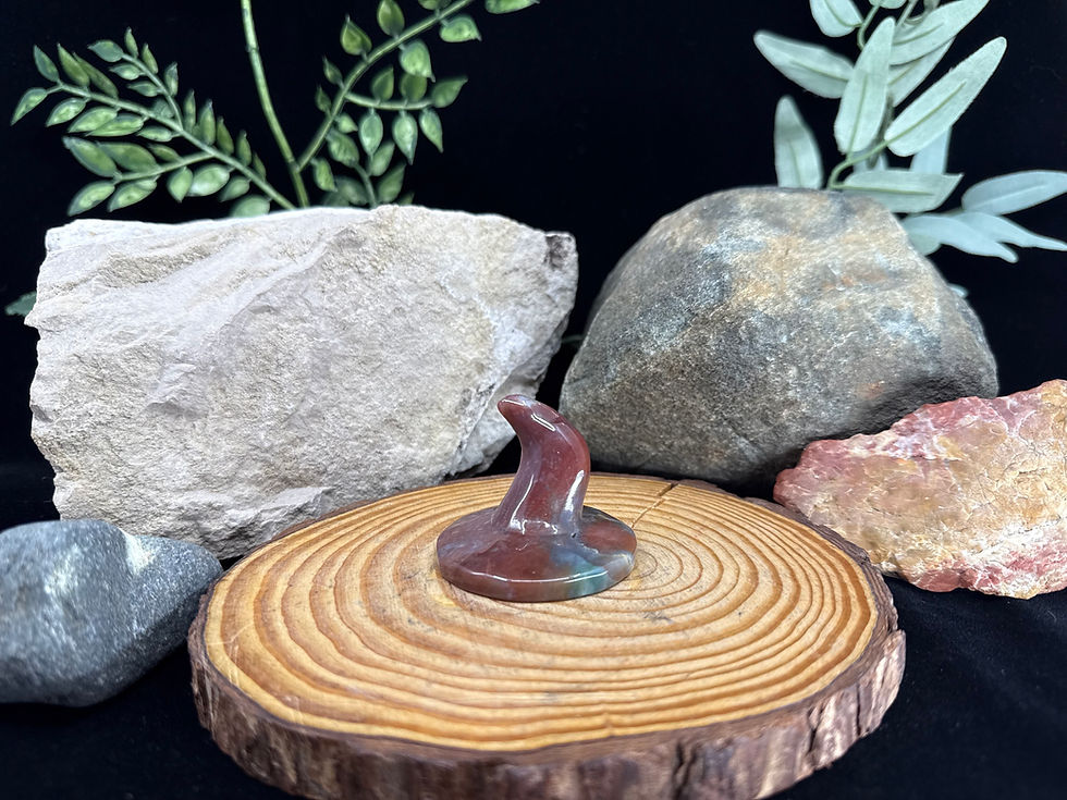 Ocean Jasper Witch's Hat - 1