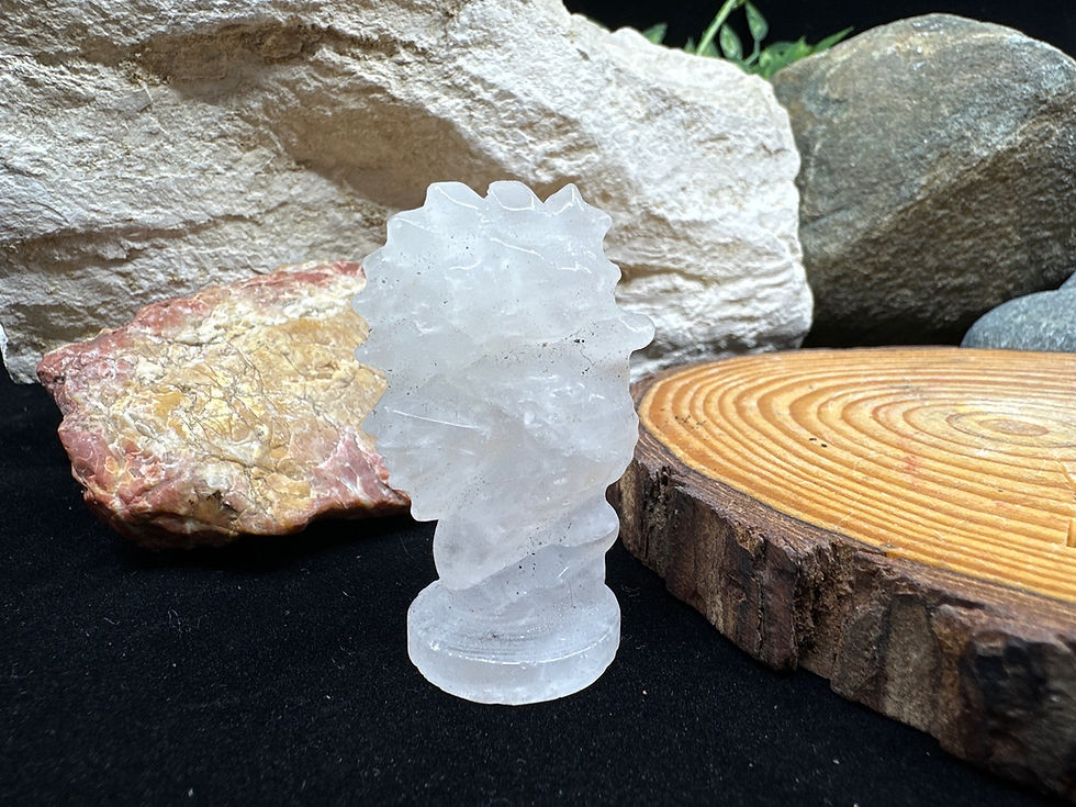 Clear Quartz Seahorse