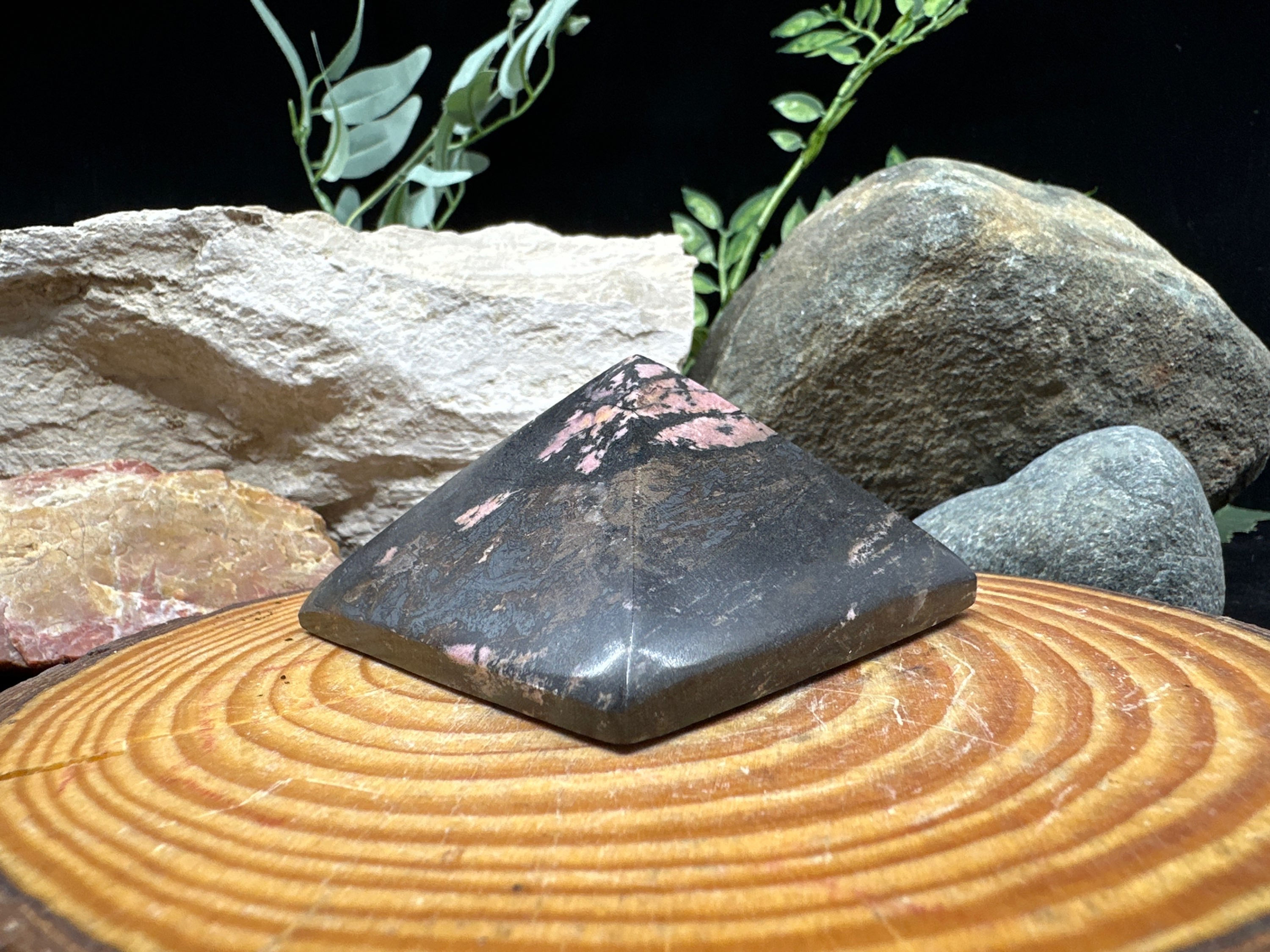 Rhodonite Pyramid