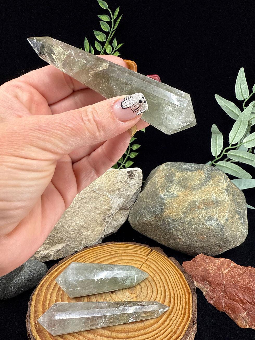 Thumbnail: Prasiolite Vogel - High Grade/Large