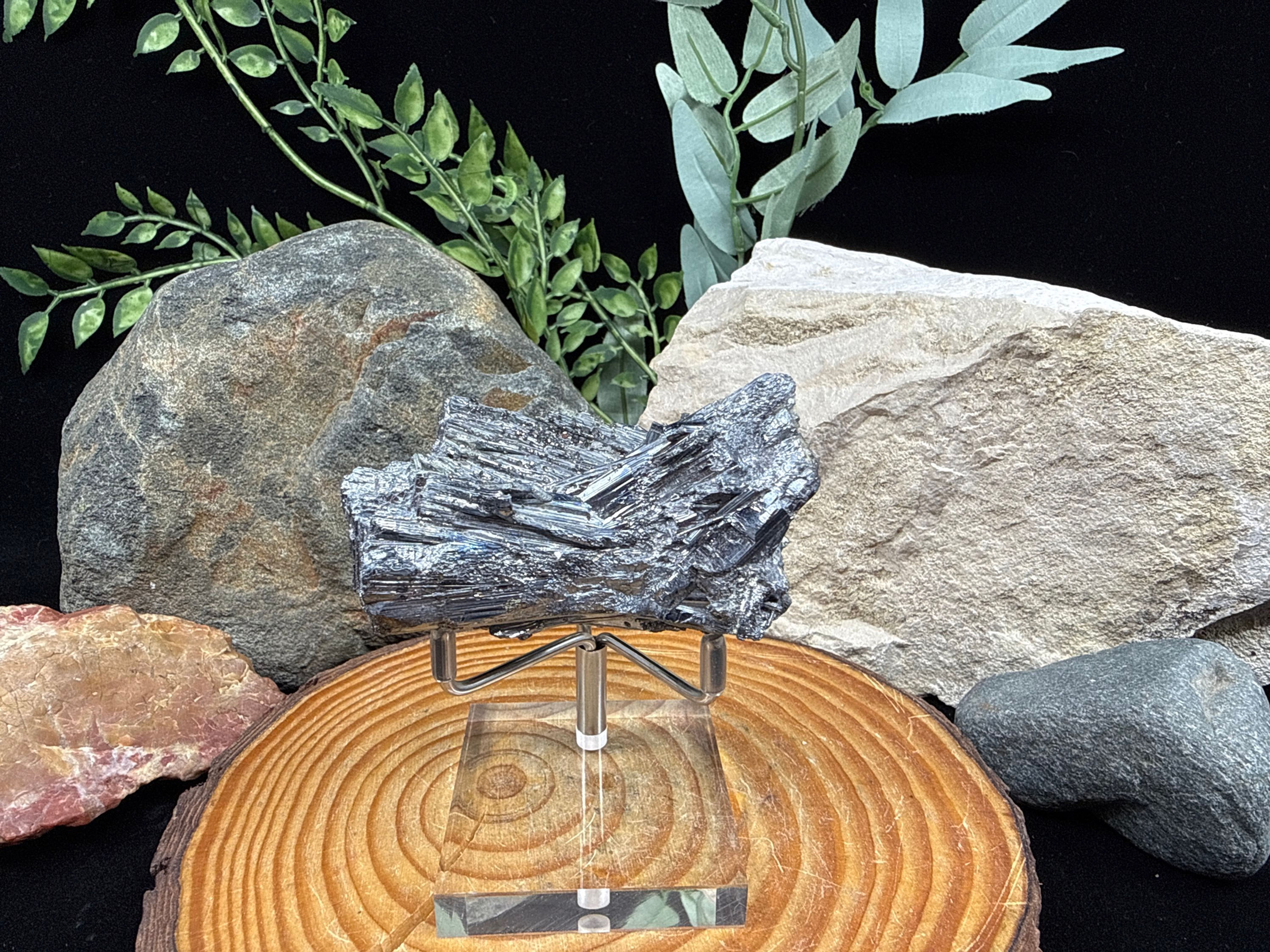 Stibnite Specimen Cluster Specimen - 1