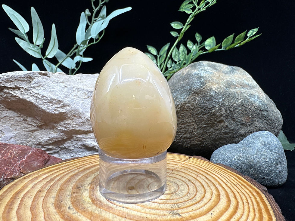 Thumbnail: Agate Druzy Egg - 3