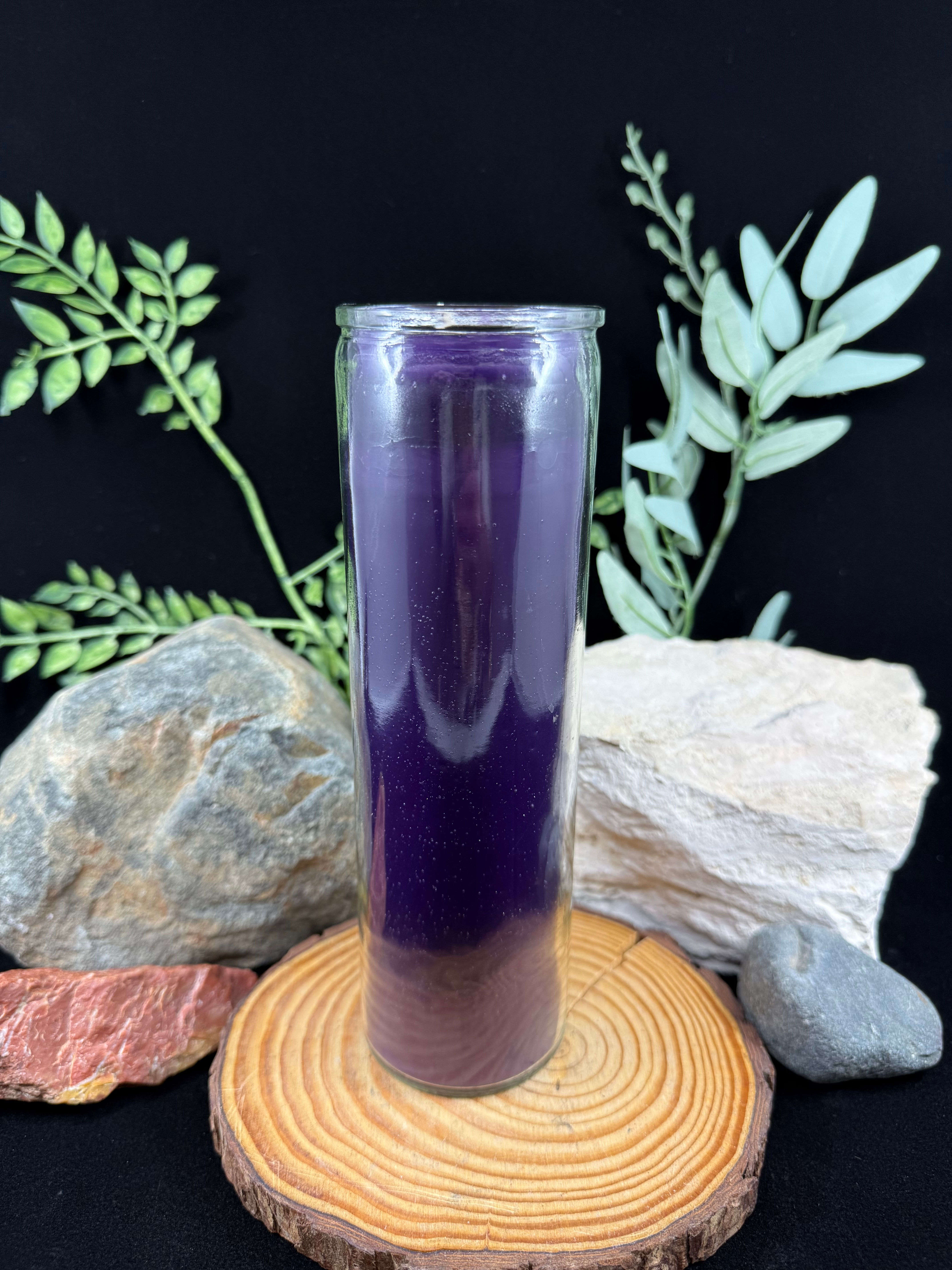 7 Day Prayer Candle - Purple: Spiritual Healing & Dreams