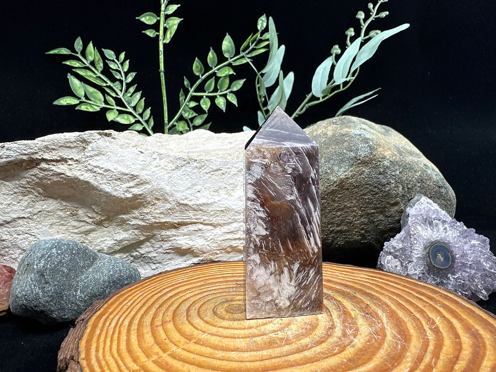 Thumbnail: Purple Mica (Lepidolite) Tower Point - High Grade - 1
