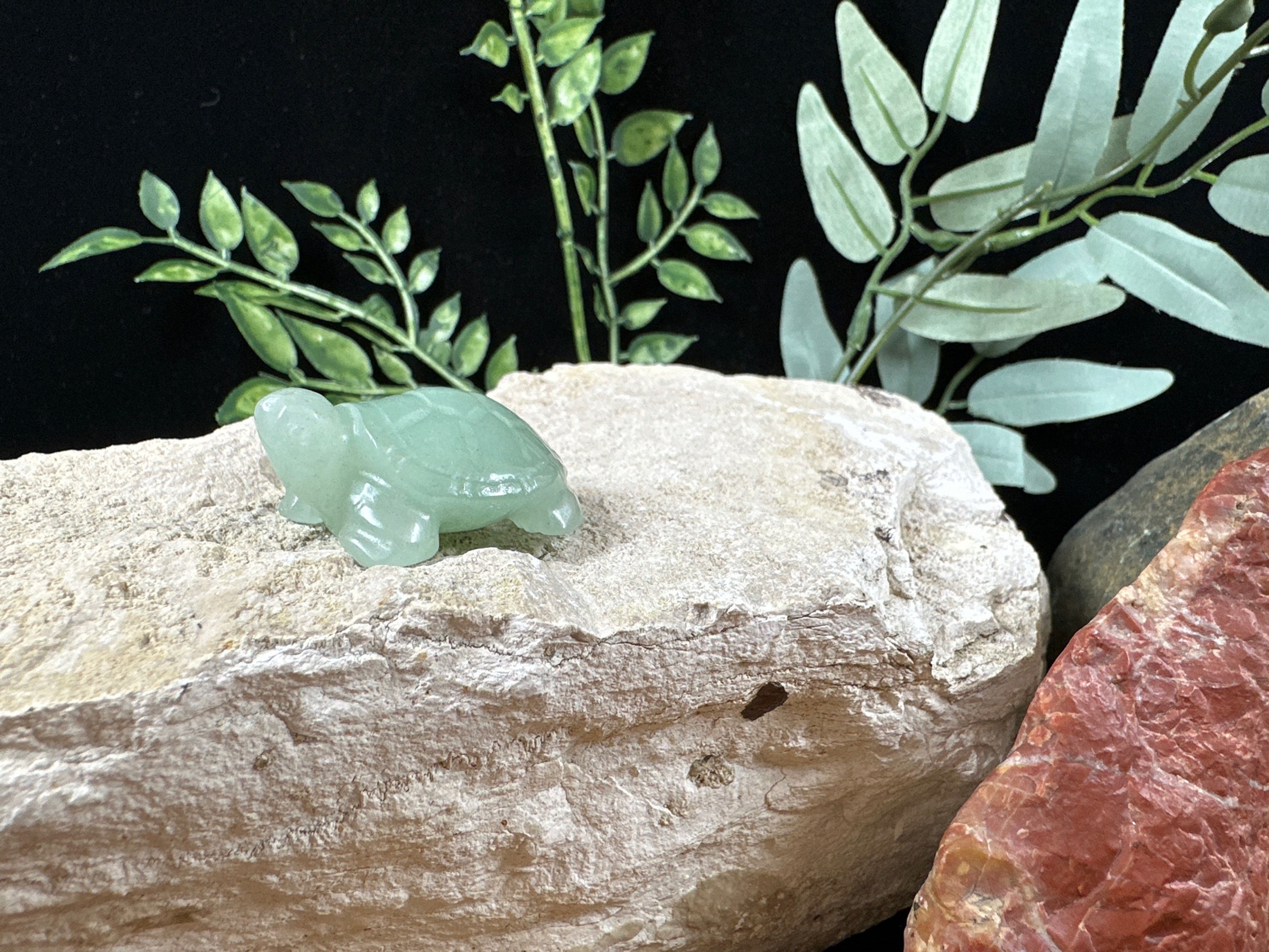Green Aventurine Turtle