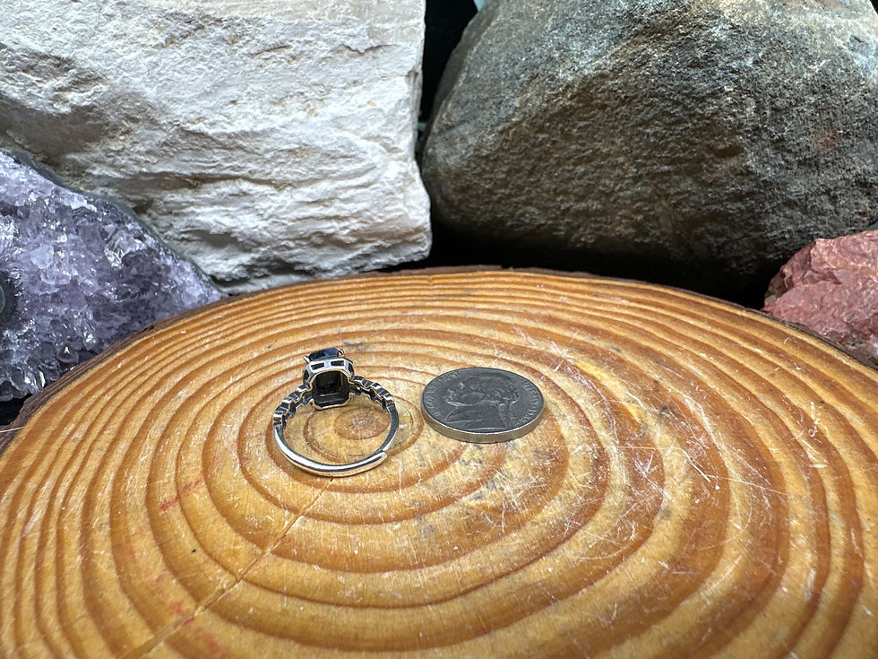 Thumbnail: Pietersite Sterling Silver Adjustable Ring - 2