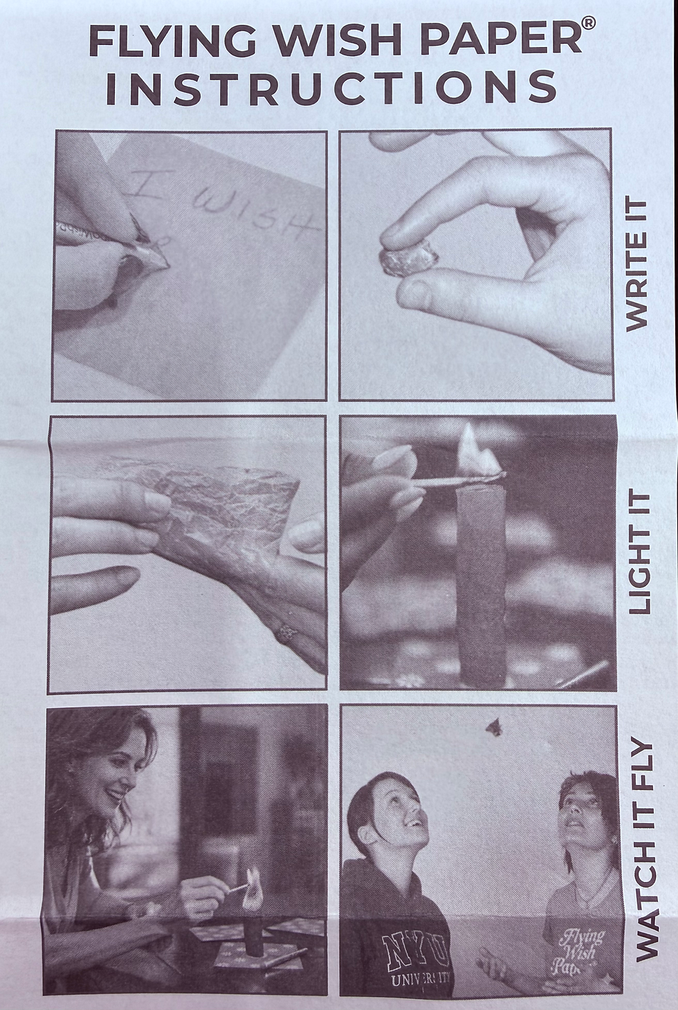 Thumbnail: Flying Wish Paper Kit, Large - Luminous Butterfly