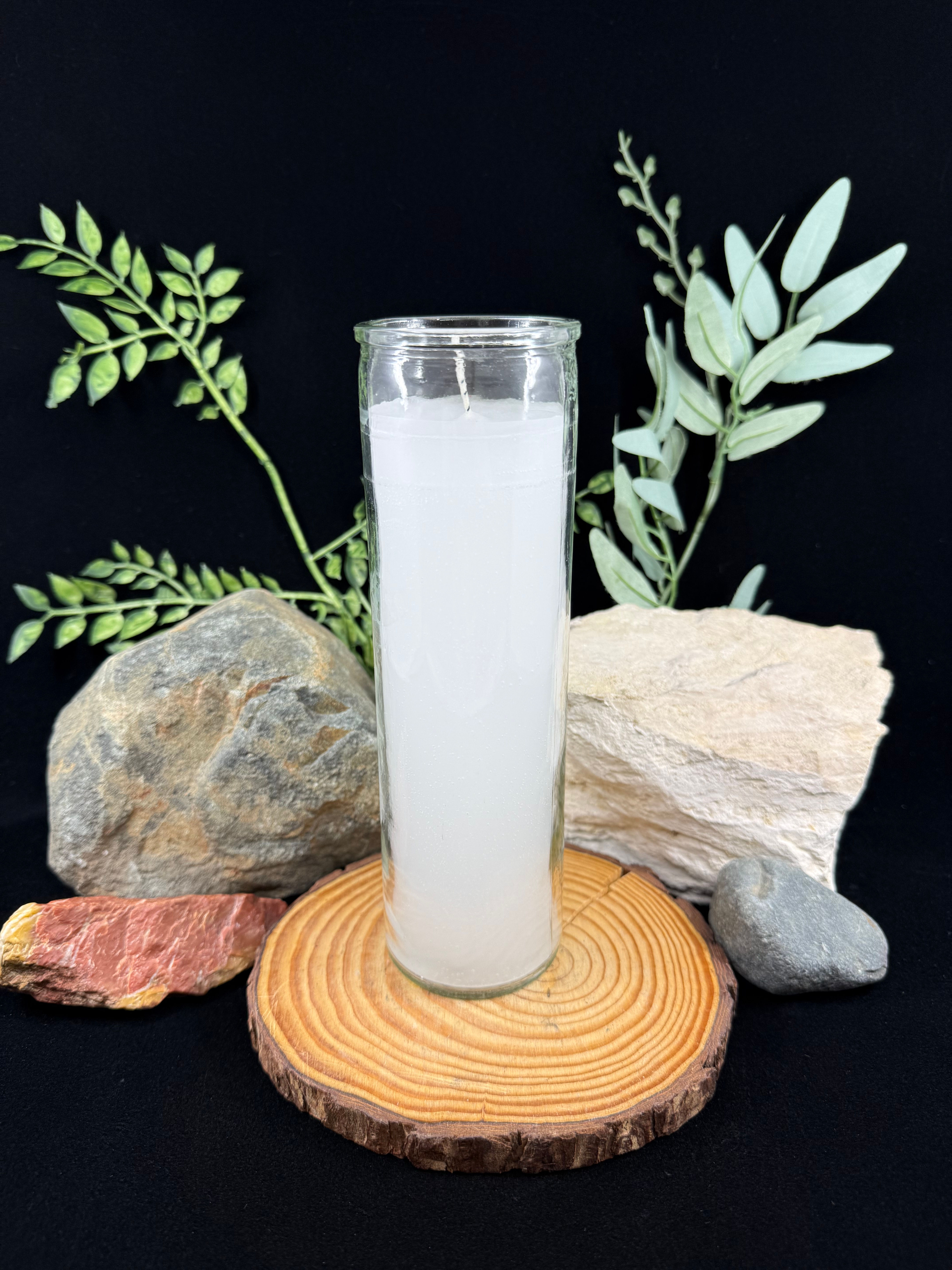 7 Day Prayer Candle - White: Wedding, Purity & Hand Fasting