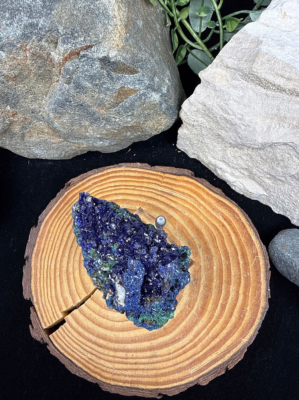 Thumbnail: Azurite and Malachite Cluster Specimen - 3