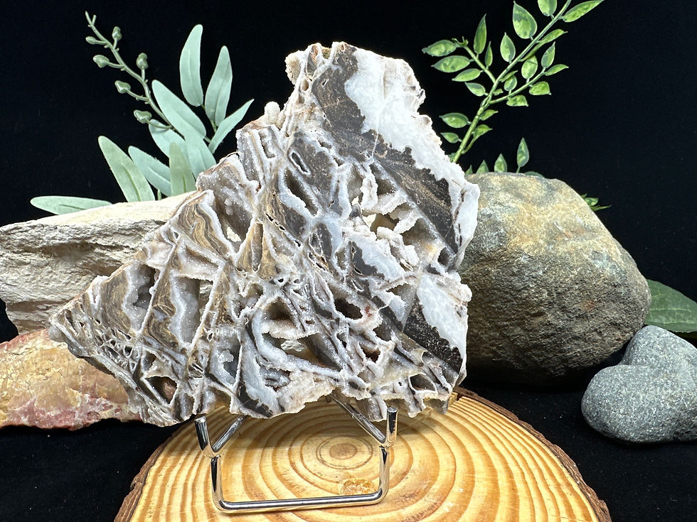 Thumbnail: Natural Sphalerite Sugar Druzy Plate Specimen - 3