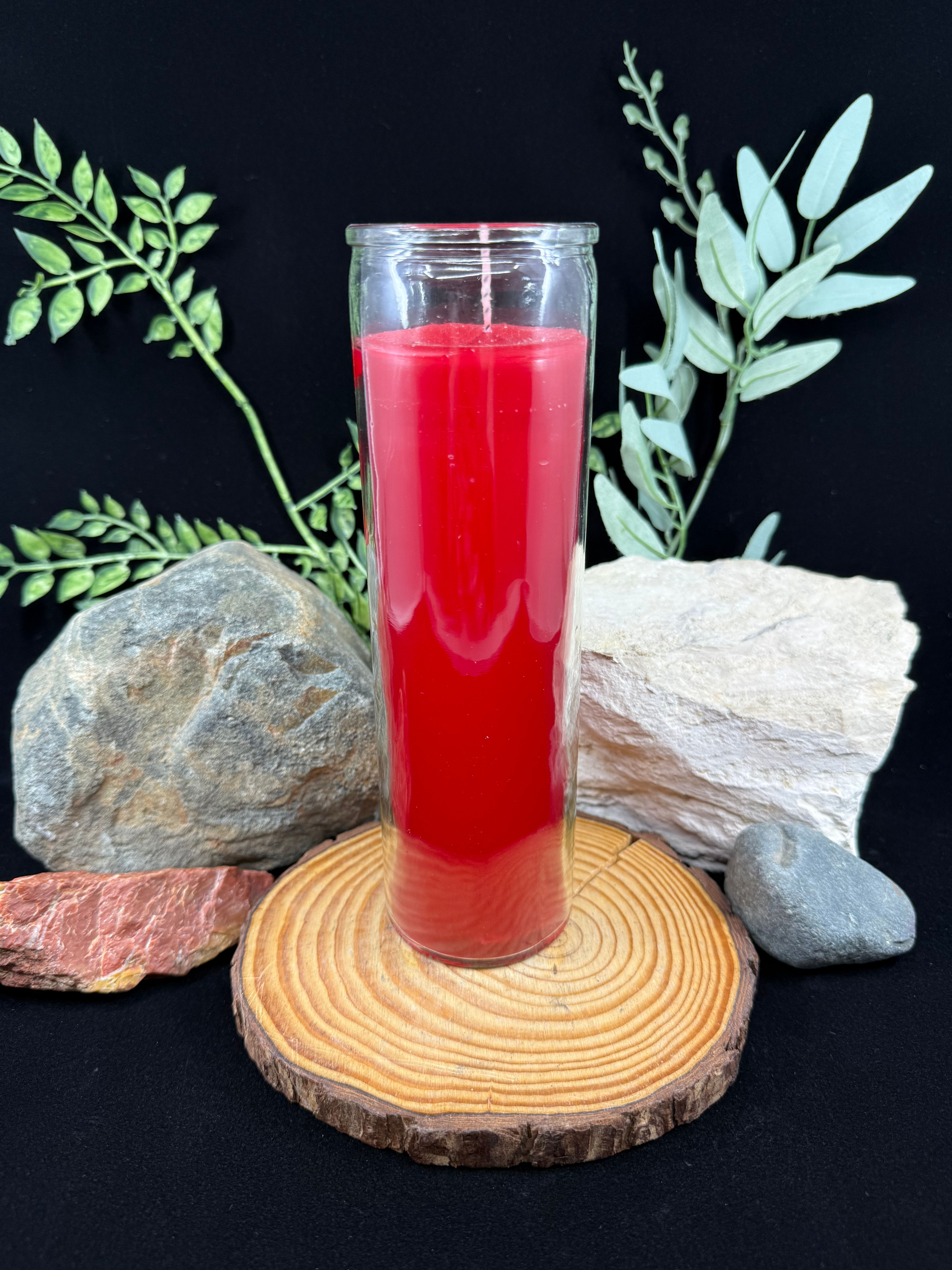 7 Day Prayer Candle - Red: Passion, Attraction, Love & Desire