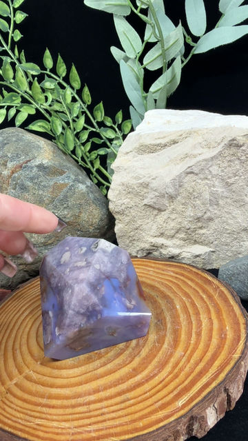Thumbnail: Blue Flower Agate Freeform - 1