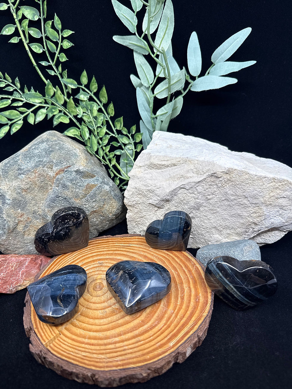 Thumbnail: Blue Tiger Eye Heart