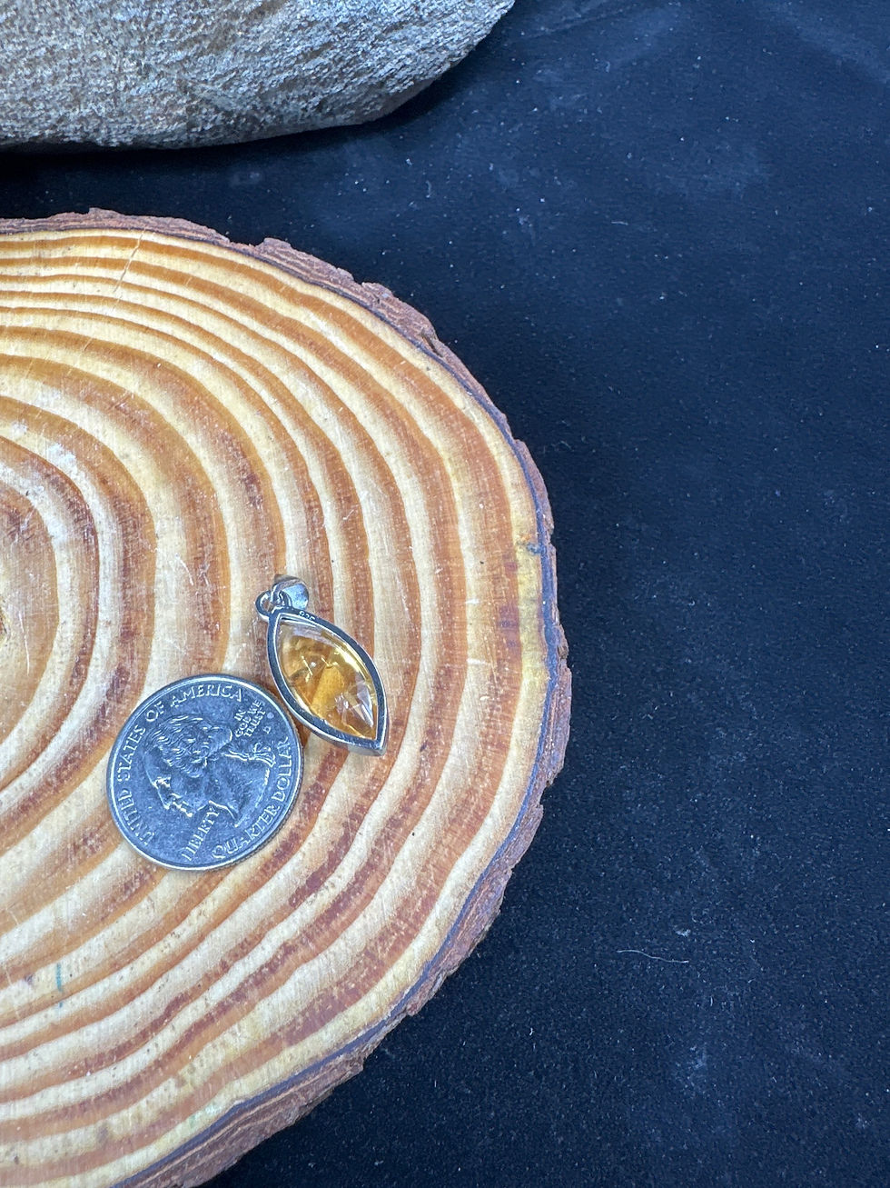 Thumbnail: Citrine Sterling Silver Pendant