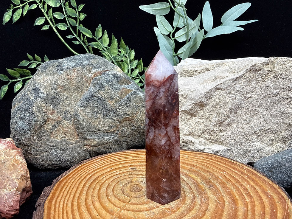 Thumbnail: Fire Quartz Tower Point - 6