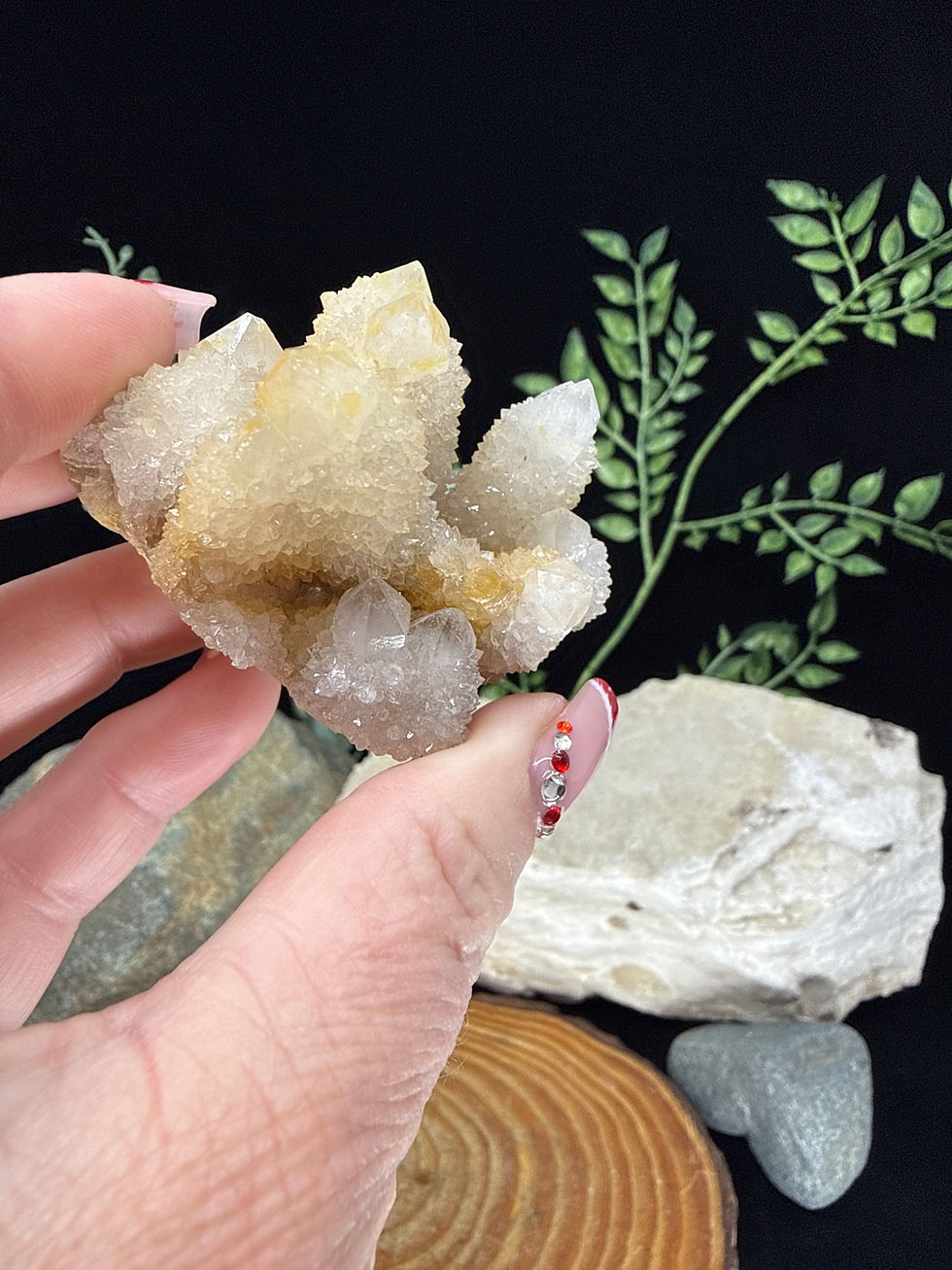 Thumbnail: Spirit Quartz Cluster Specimen
