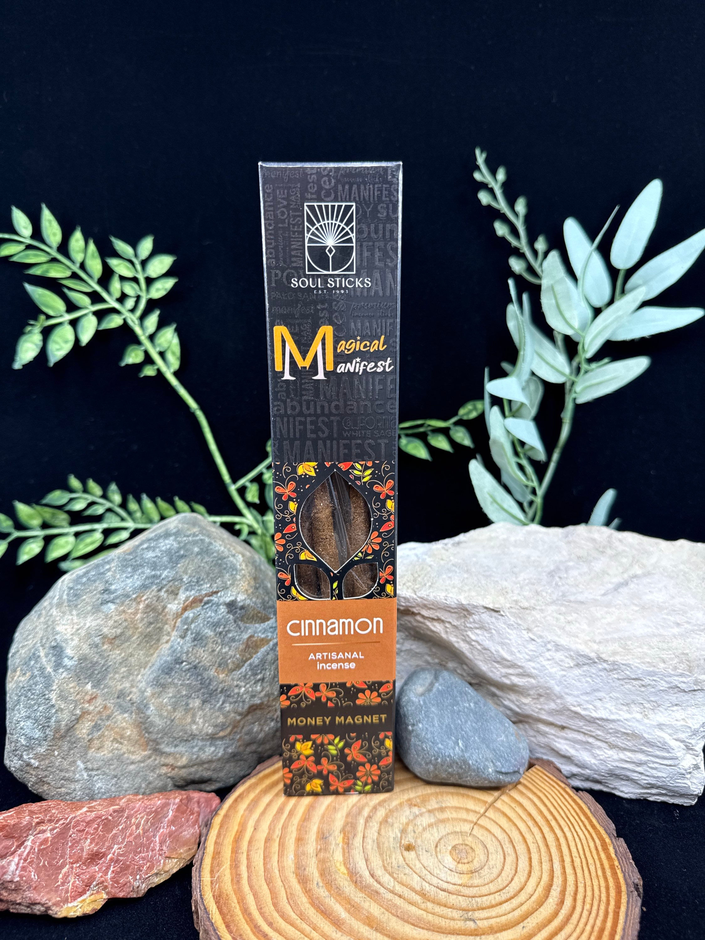 Magical Manifest Money Magnet Incense Sticks - Cinnamon