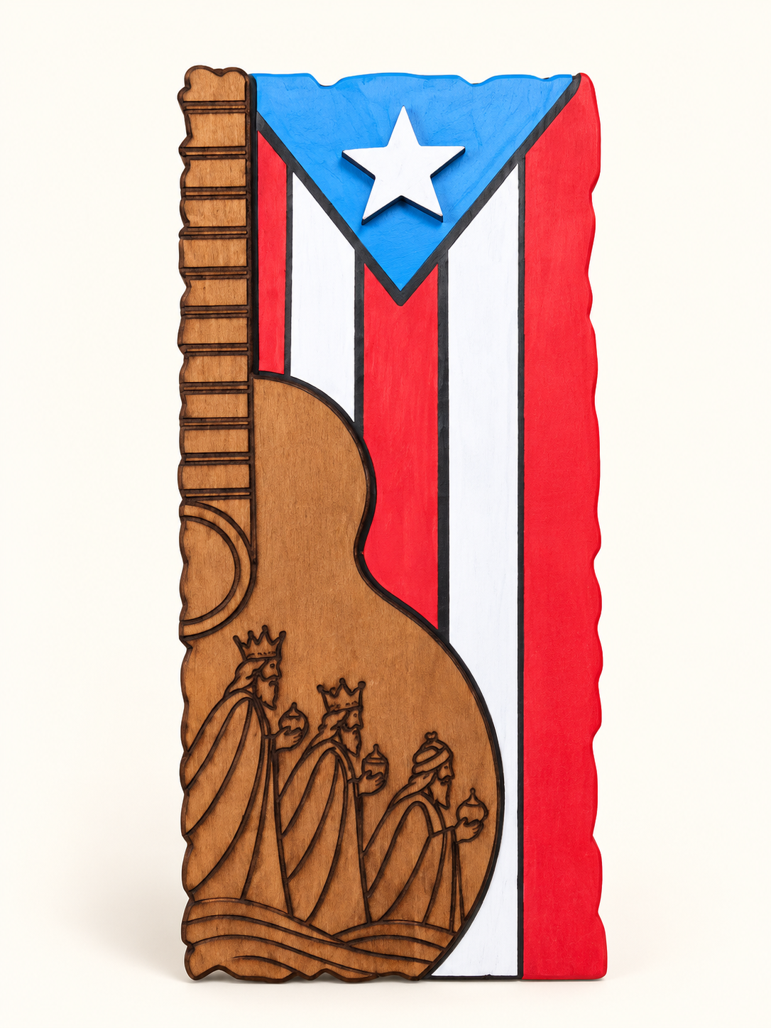 Handcrafted Puerto Rico flag