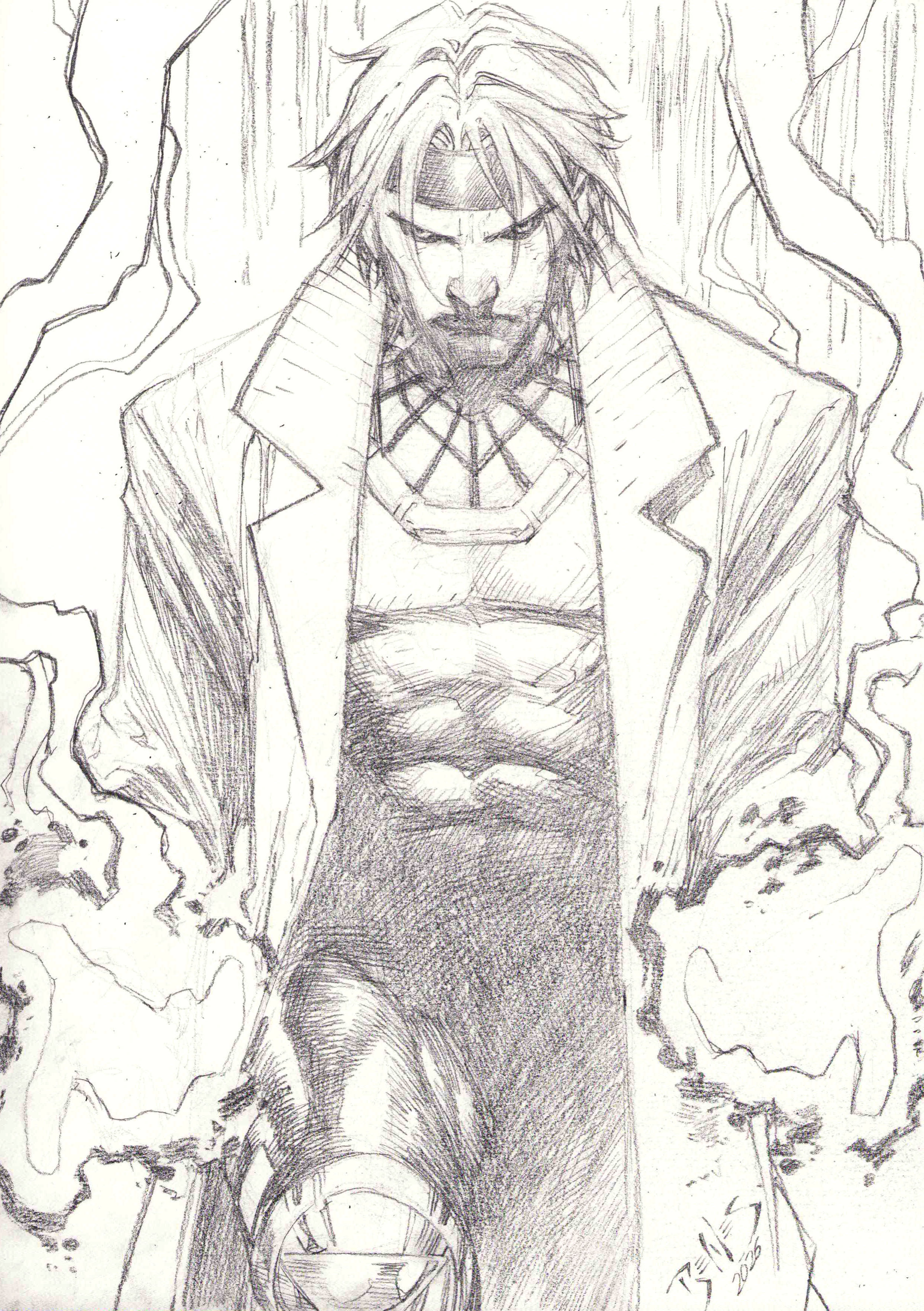 Gambit - 09"x12" Pencil