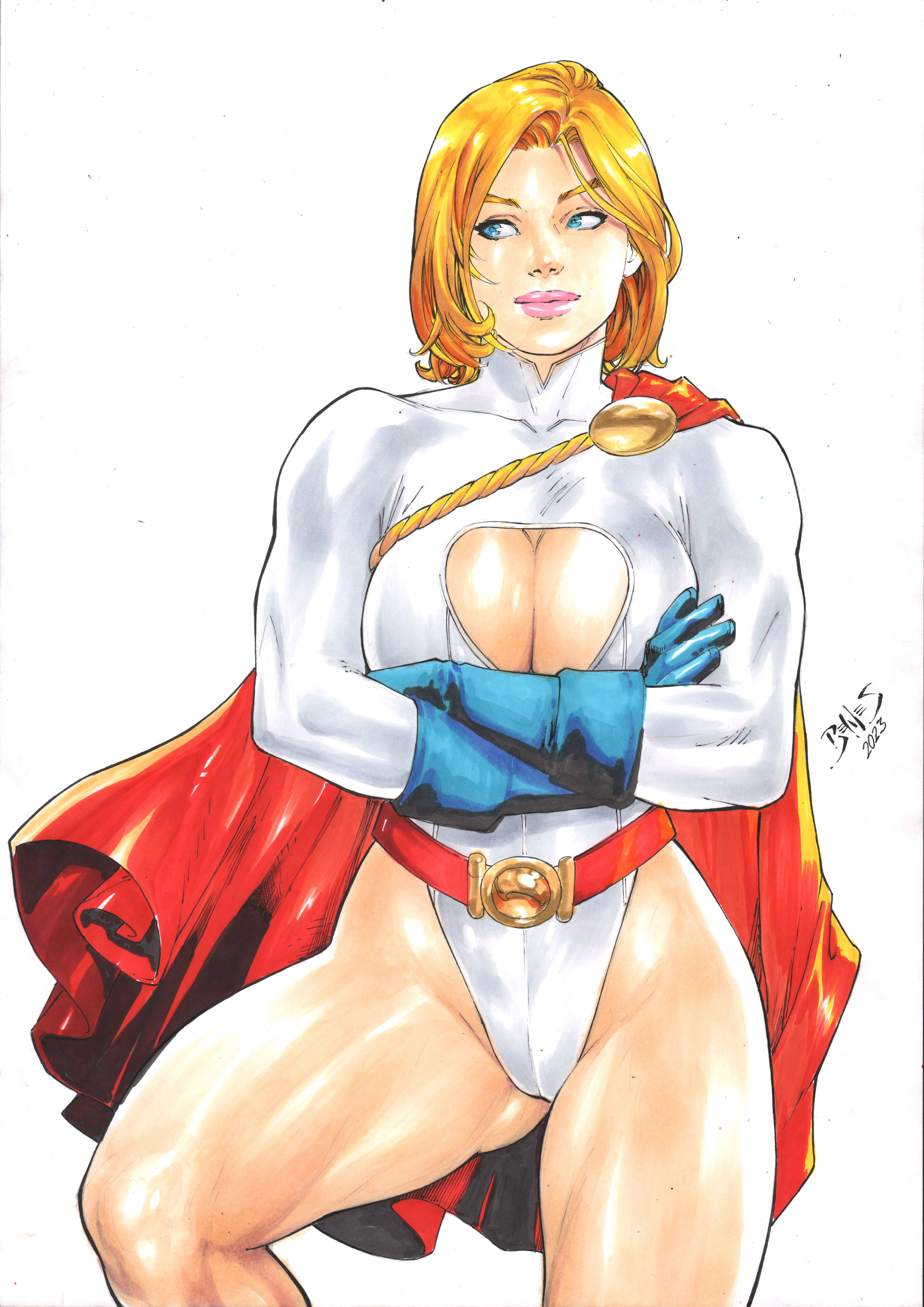 Power Girl - 11"x17" Color