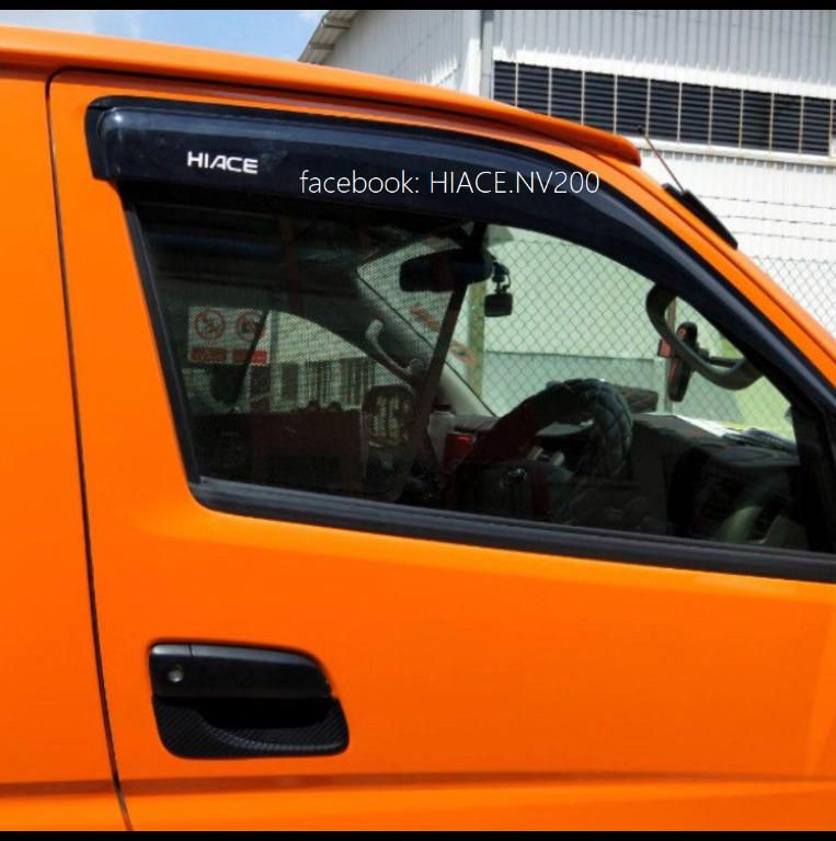 Toyota Hiace Van Window Visor / Hiace Accessories / Hiace Black Visor / Hiace Vi