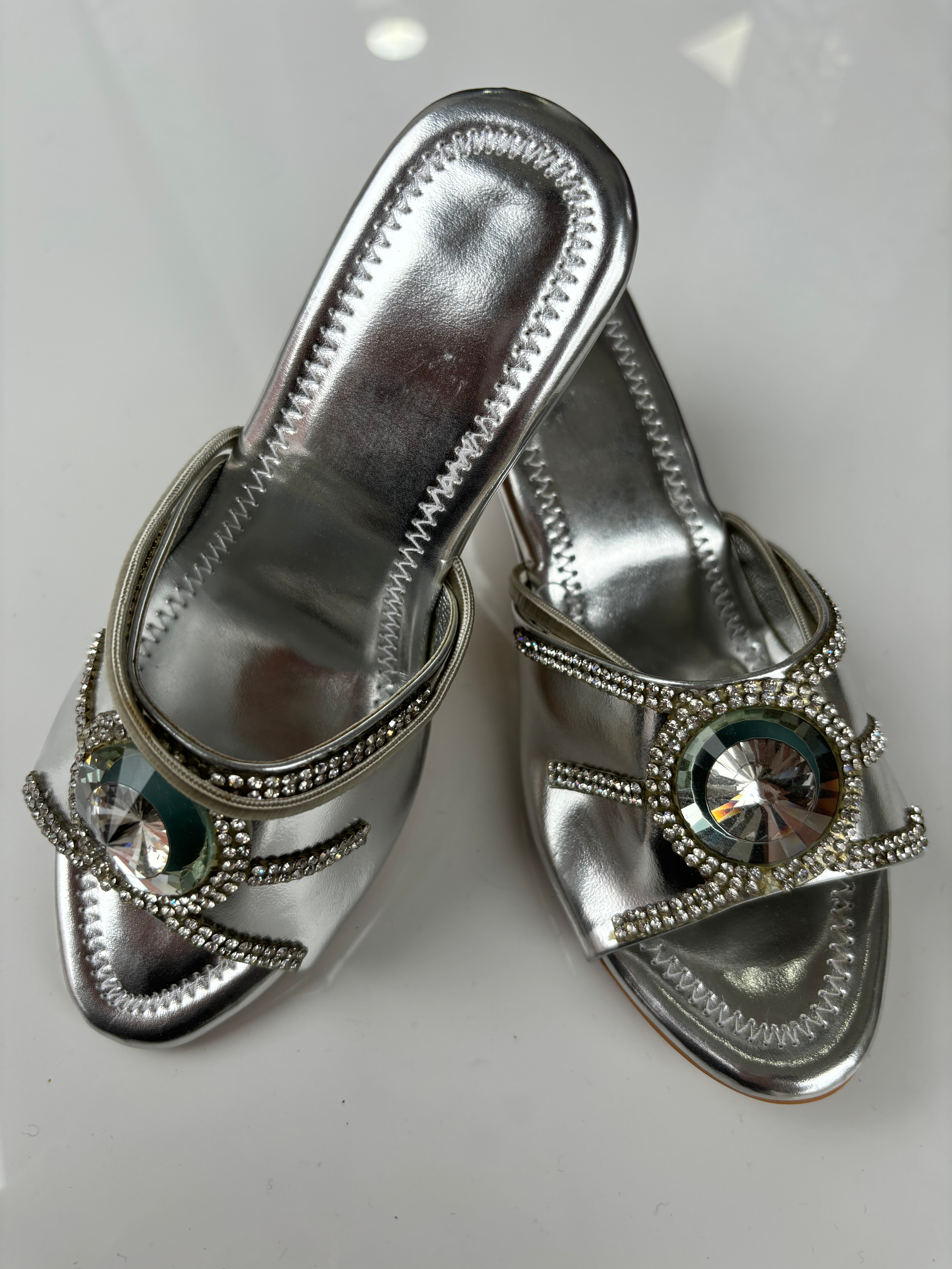 Silver Kids Shoes Design 1