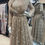 Thumbnail: Dusty Pink Straight Sleeves Lace Gown